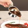 Соусница для соуса со сливками и специями El Kitchen Restaurant Steak Sauce Lip Лодка для соуса из нержавеющей стали Ящик для хранения соуса