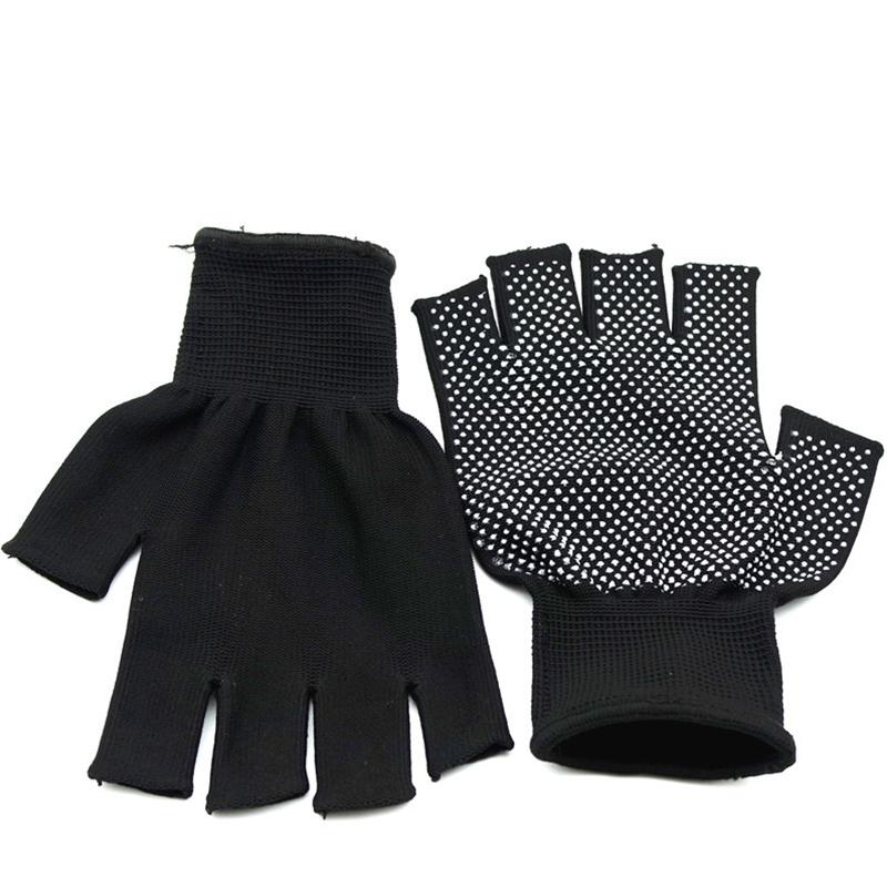 Half Finger Breathable Riding Cycling Mtb Hiking Fitness Knitted Antiskid Gloves