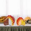 2 Pieces Thanksgiving Glitter Turkey Table Decorations,Give Thanks,Fall Centerpiece,Turkey Sign for