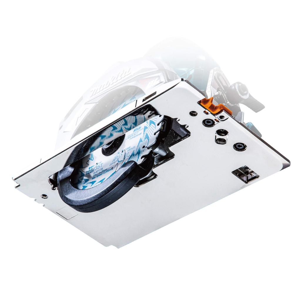 Makita Аккумуляторная дисковая пила 40 В макс 125 мм, в комплекте 2 кейса HS007GRDX (синий) Аккумуляторы 2,5 Ач, зарядное устройство,