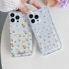 Свежие цветы Цветочный принт Мягкий ТПУ Прозрачный Противоударный Чехол Защитная крышка Прозрачный Чехол с полной задней крышкой