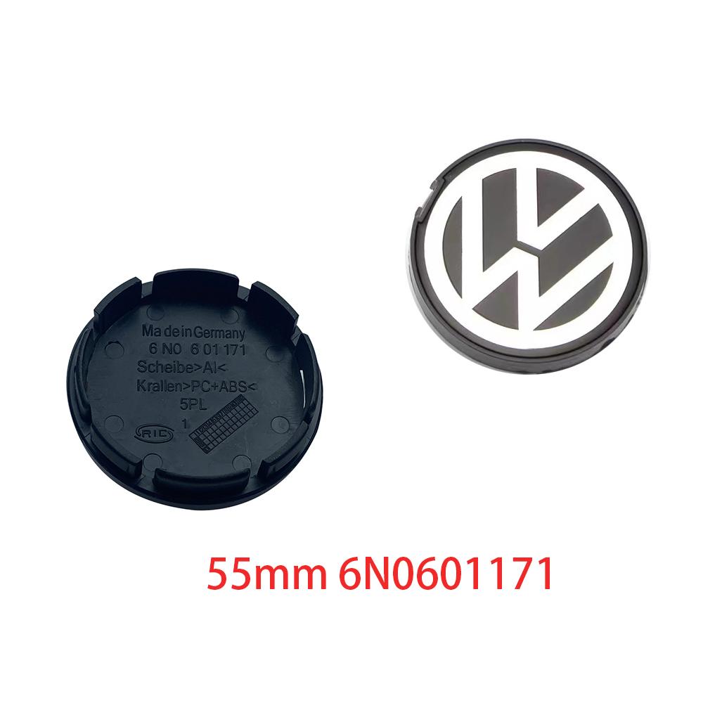 4pcs 55mm 56mm 65mm Car Wheel Center Hub Caps Cover for VW Volkswagen Golf Polo Passat Touran GTI CC B5 B6 Jetta accessories QK1