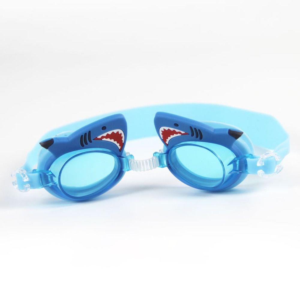 Anti-Fog Swimming Eyewear With Earplugs Eyeglasses Outdoor Kids Swimming Goggles  Children