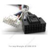 For Jeep Wrangler JK 2008-2018  Aftermarket DVD Radio Player Stereo Installation Car 16pin Android Wiring Harness With Canbus