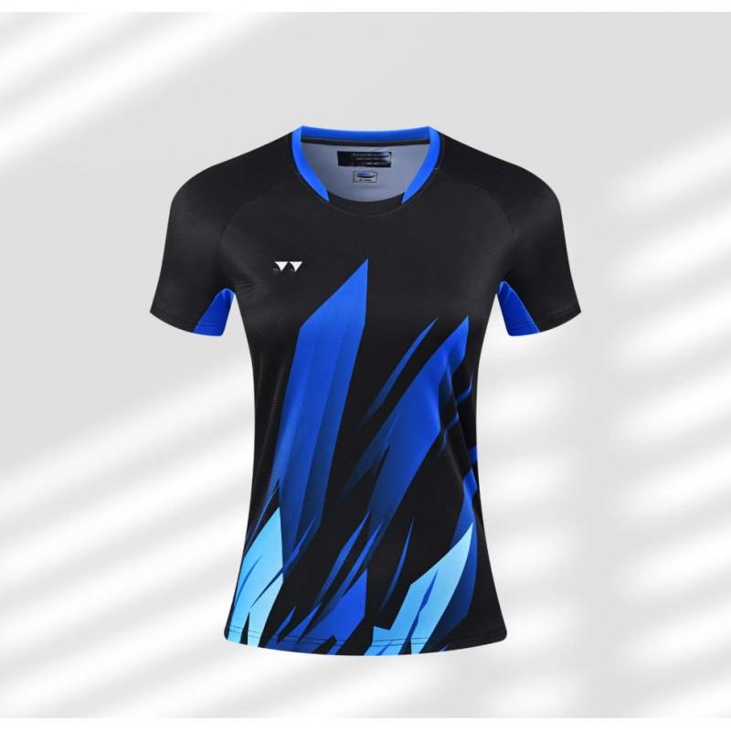 Quick-Dry Breathable Badminton T-Shirt Men Women Kids Sport Training Top Athletic Wear