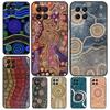 Чехол с принтом аборигенского искусства для Samsung Galaxy M20 M14 M34 M54 M13 M23 M33 M53 M21 M51 M30s M31s M12 M32 M52