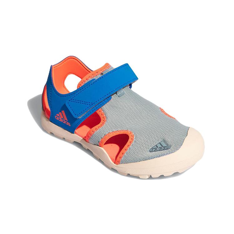 adidas Детские сандалии Captain Toey K, удобные и дышащие, серо-синие, для детей, GY5088