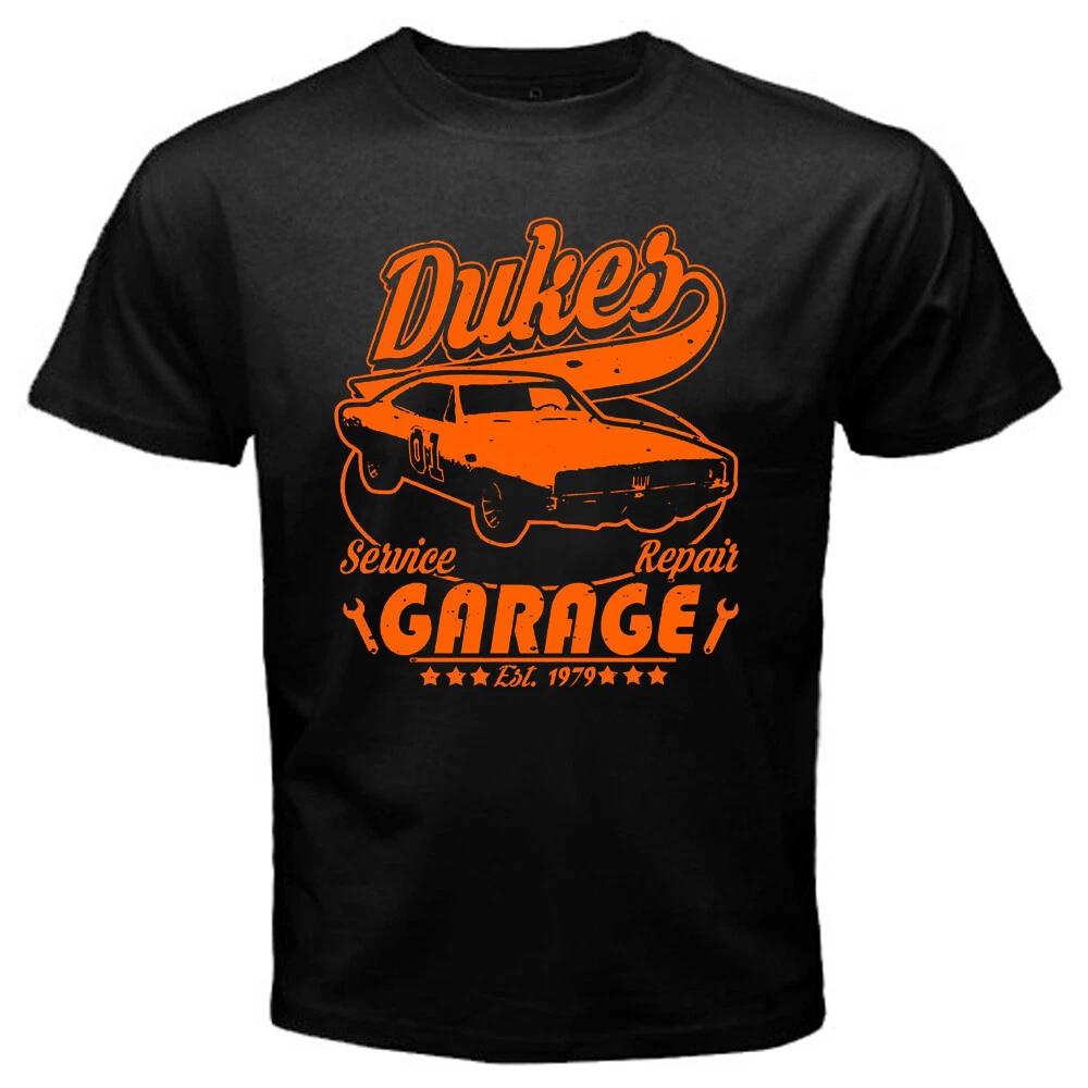 The Dukes of Hazzard General Lee Car Garage Men's Black Size S to 5XL