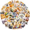 50 Realistic African Animal New Products, Personalized and Independent DIY Decorative Stickers, Waterproof Stickers, Hand Accounts
