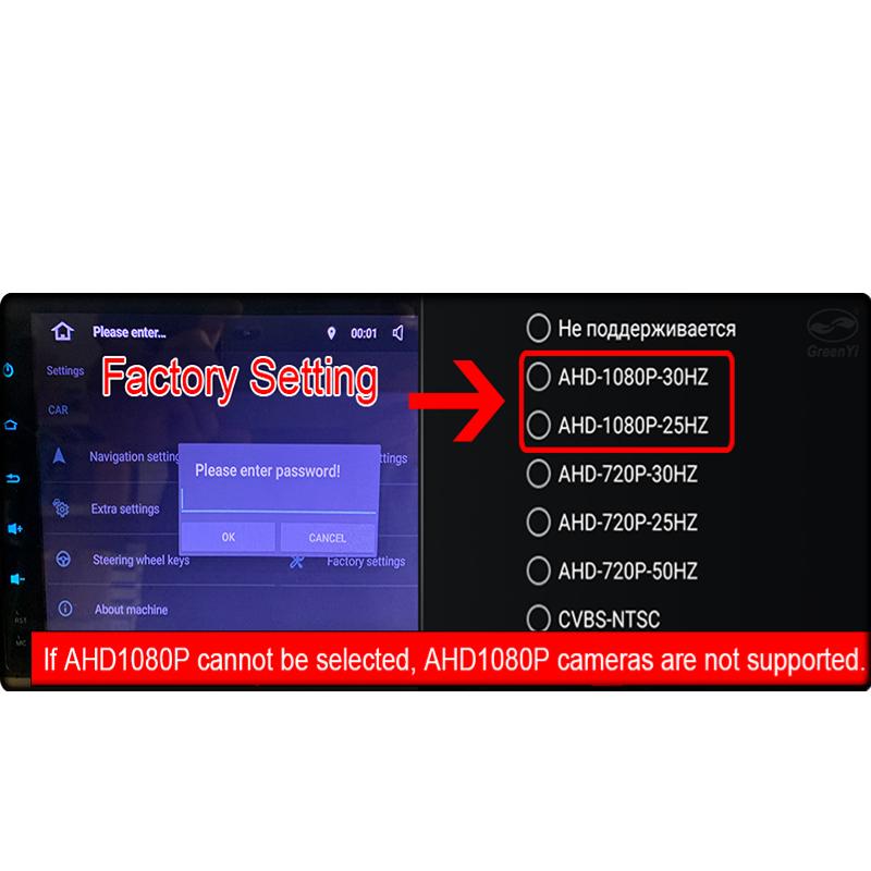 Car Rear View Camera 170° Wide Angle Fisheye Golden Lens AHD CVBS 1920x1080P/720P Full HD Night Vision Vehicle Reversing Front Cameras