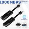 Адаптер USB3.0 Gigabit LAN Чип RTL8153 1000 Мбит/с Высокоскоростной Порт Ethernet Для Настольного Компьютера Ноутбука ТВ