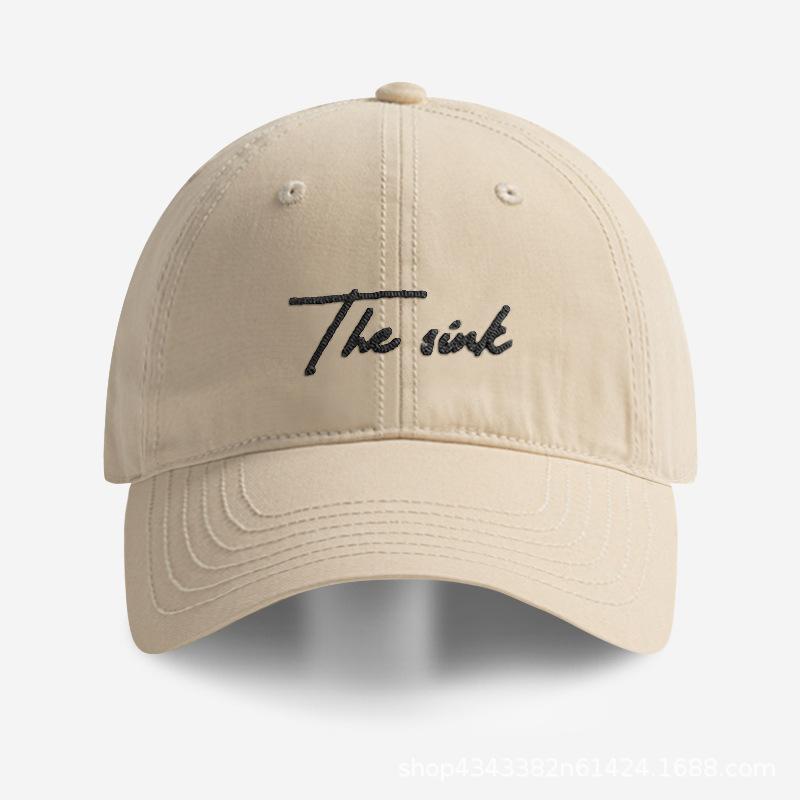 FITHATUNME peaked cap children round face can wear deep top sunshade big brim show face small English letters