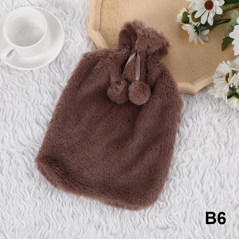 Большой чехол для бутылки с водой объемом 2 л, мягкий, имитация плюша, милый чехол для бутылки с водой, помогает сохранить герметичность сумки с водой