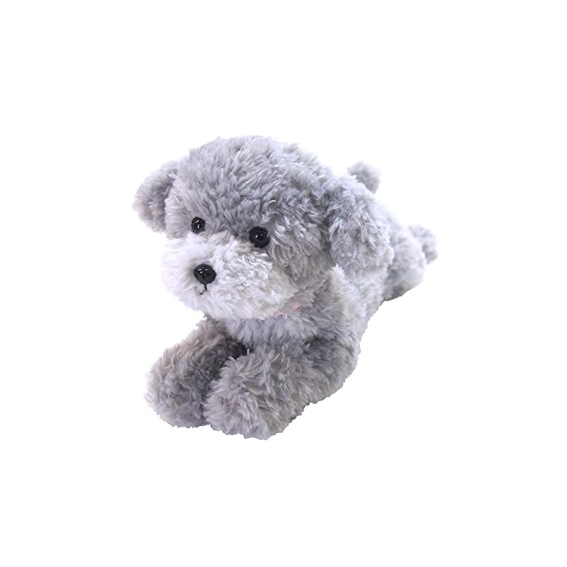 Knee Puppy Toy Poodle Gray Plush Toy Small P-4152