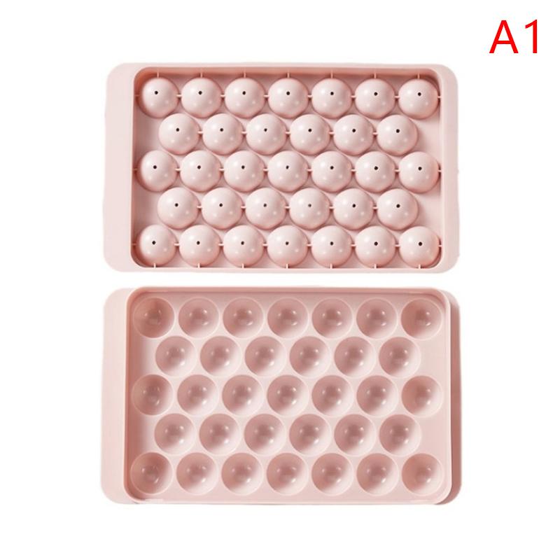 1 шт. 33 ячейки Форма для хоккея с шайбой из полипропилена для замороженных шариков виски, эскимо, лоток для кубиков льда, коробка для приготовления леденцов, подарки, кухонные инструменты, аксессуары