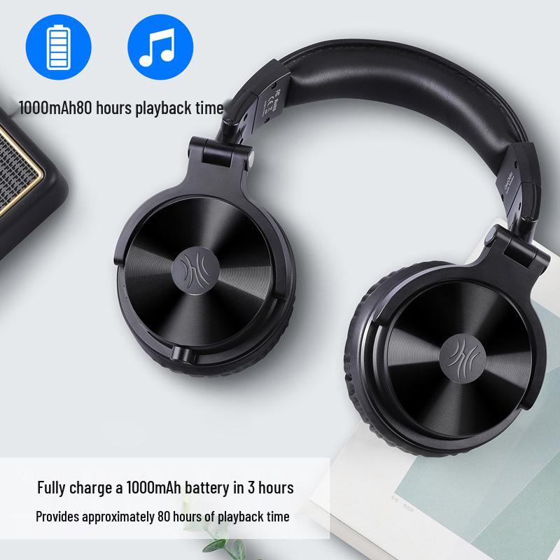 Беспроводные накладные Bluetooth-наушники для мониторинга OneOdio с возможностью проводного стереоподключения