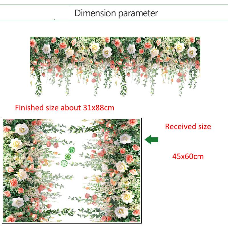 Настенные наклейки для гостиной спальни минималистичные плинтусы цветы розы растения креативная линия талии фоновые картины настенное искусство домашний декор
