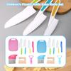 Детский пластиковый нож Нож для торта Нож для фруктов Маленькая разделочная доска Детский сад Нож для резки овощей Разделочная доска Набор ножей для хлеба и десертов