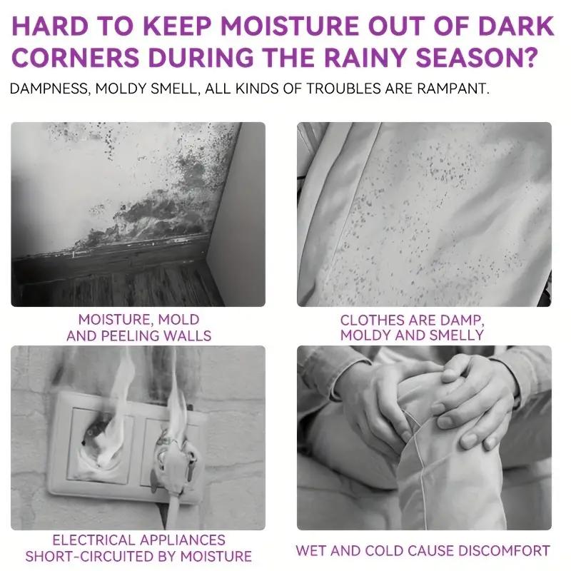 1Pcs Hangable Wardrobe Moldproof Moisture Proof Dehumidification Bag Moisture Absorbing Bag Closet Dehumidizer Eco Friendly