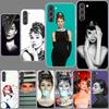 Чехол для телефона Audrey Hepburn для Samsung A16 A26 A36 A56 A17 A37 A57 A07 A06 A02S A12 A22 A32 A52S A72 Galaxy A70 A50S A71 A51 A31