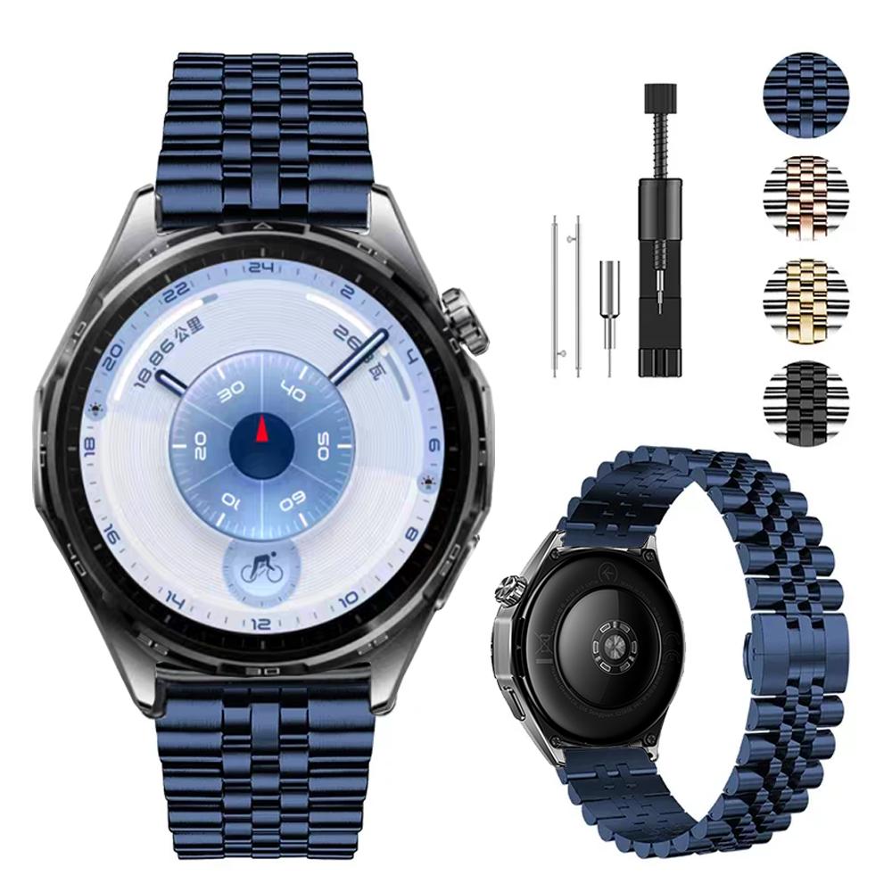Металлический ремешок 22 мм для Huawei Watch GT6 Pro GT5 Pro 46 мм Браслет из нержавеющей стали Ремешок для часов Huawei Watch 5/4/GT6/5/4 GT3 Pro 46 мм