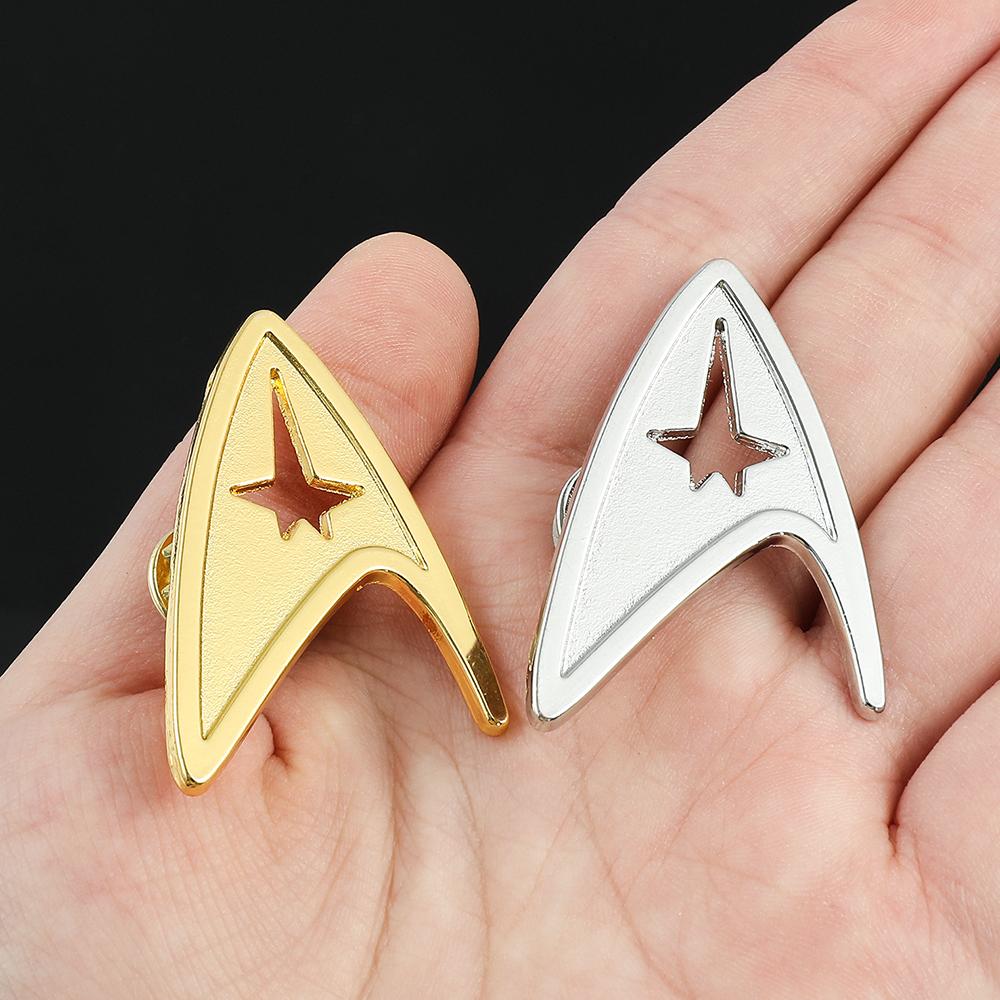 Star Trek Enamel Pins Sci-fi TV Enthusiast Metal Brooch Badge Fashion for Clothes Hat Backpack Accessories Gifts