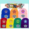 Character Dopamine Color Printing Knit Warm Windproof Hat Winter