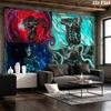 kaiju no 8 Wall Tapestry Aesthetic Wall Hanging Printed Fabric Blanket Decorative Tapestries for Bedroom Living Room Home Decor