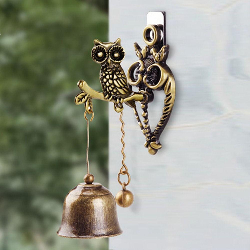 Decoration Attract Wealth Horse Mascot Metal Bell Wall Hanging Ornaments Animal Doorbell Wind Chime