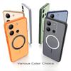 Матовый полупрозрачный магнитный чехол для телефона TECNO SPARK GO 2023, POP 7 Pro, Infinix SMART 7, мягкий ТПУ чехол