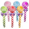 6 шт. Надувной шар-леденец, форма конфеты, украшения для вечеринки Candyland, надувные шары, тематика дня рождения, 18,5 дюйма