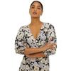 Dorothy Perkins Женское/женское платье миди с цветочным принтом и сборкой спереди