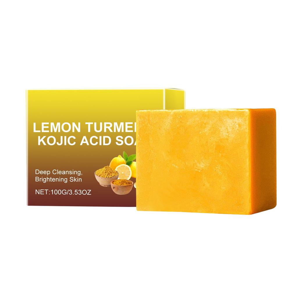 Lemon Kojic Soap Kojic Soap For Hyperpigmentation For Dark Dot Kojic  Dark Dot Remover Soap Face Body Wash Hand Bath Soap Bars Face Cleanser 100g