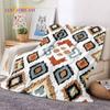3D Lastest Nordic Turkish Bohemia Celt Soft Flannel Blankets,Throw Blanket Comfortable Blanket for Picnic Beds Sofa Home Bedroom