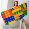 Ultrafine Microfiber Beach Towel Large Size Quick Dry Absorbent Digital Print Swim Cover Up Sun Protection Women Men Kids Pool Travel