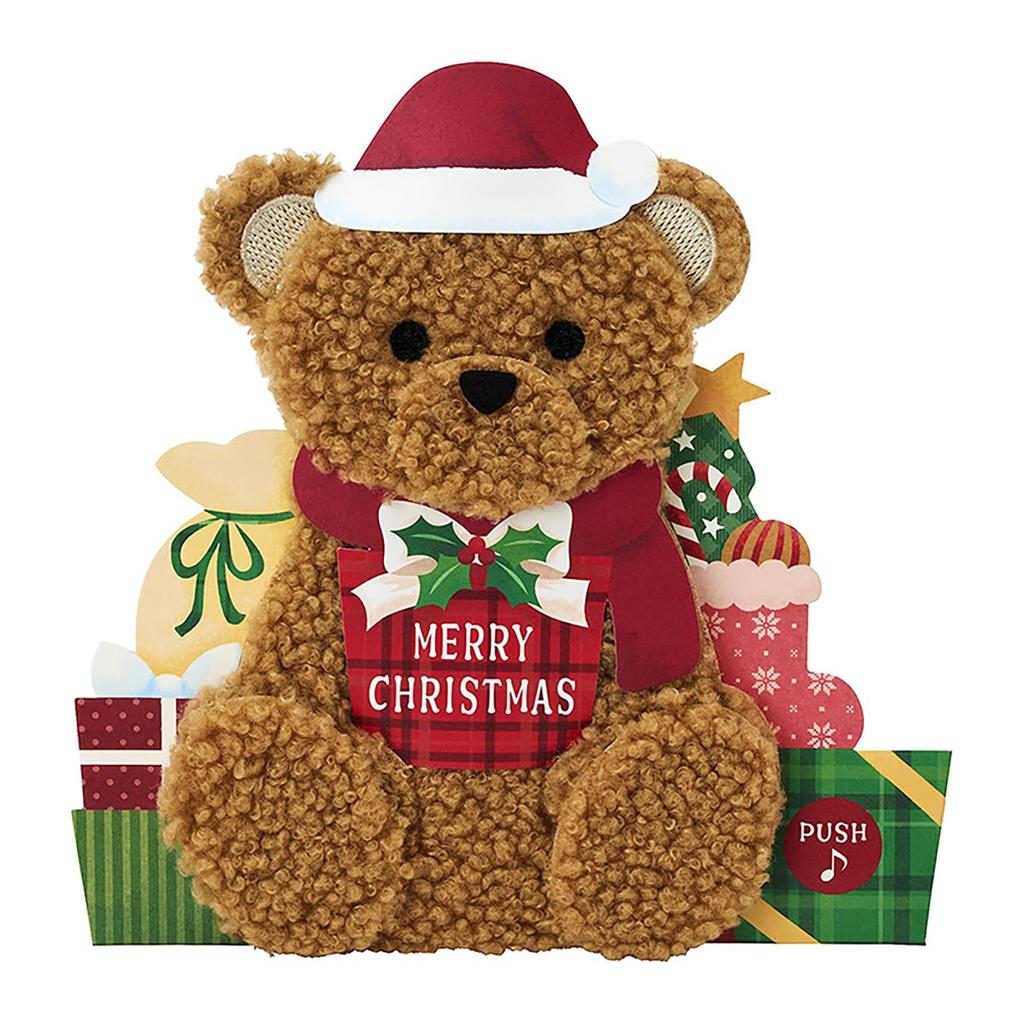 Sanrio Christmas Message Christmas Lights Fluffy Teddy JXPM 244201 Card, Card, & Melodies, Bear, 12-5,