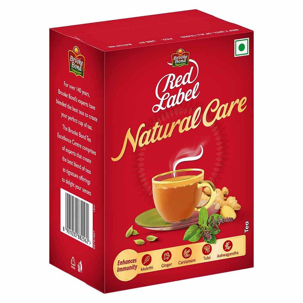 Чай Brooke Bond Red Label Natural Care 250 г Упаковка 1 С 5 аюрведическими ингредиентами для иммунитета