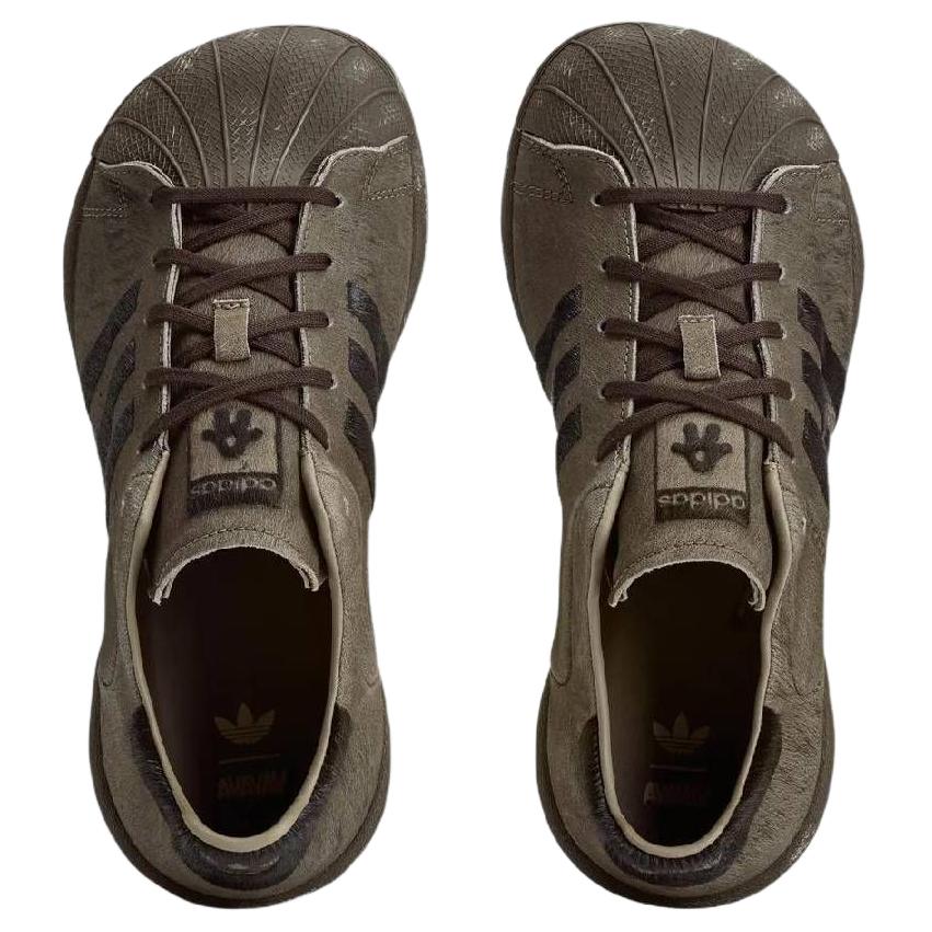 AVAVAV x adidas Superstar Темно-коричневые женские кроссовки Поставщик-Цвет KK2724