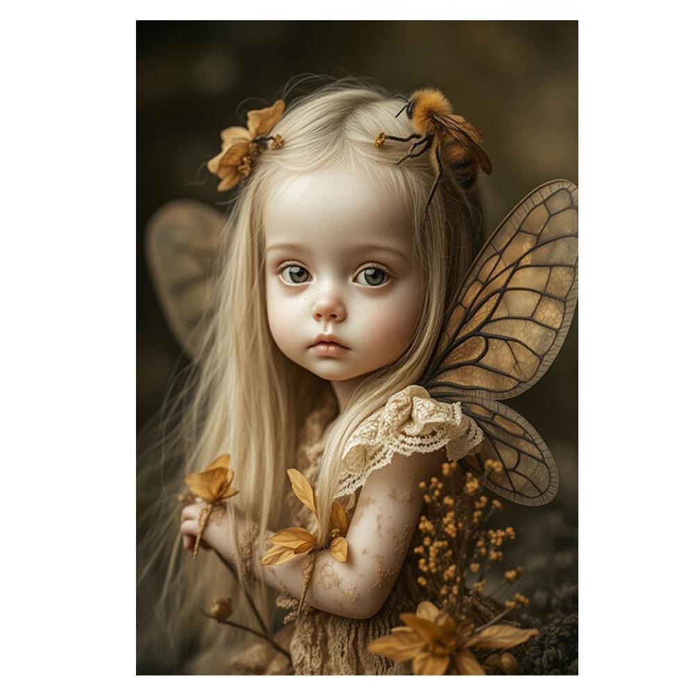 5D Алмазная Живопись Девочка Сова Лягушка Кошка Бабочка Картина Полная Алмазная Мозаика Эльф Вышивка Крестом Наборы Искусство Домашнее Украшение