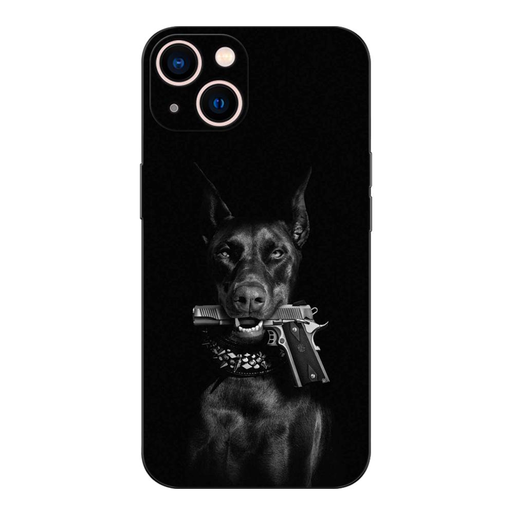 Black Tpu Case For Oneplus 8 Pro 8t 9 9R Nord 2 Ce N10 N100 N200 4G 5G  Doberman
