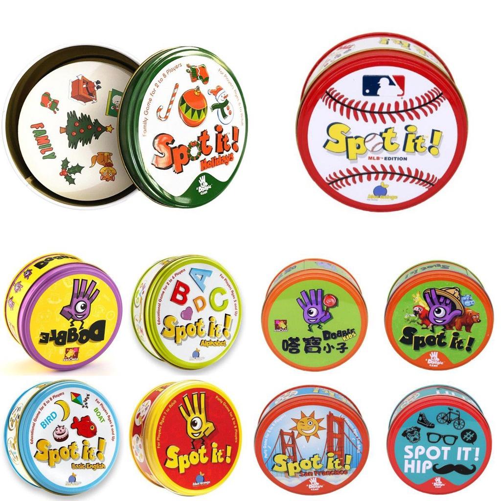 Карты для игры Dobble Spot It для захватывающего семейного веселья и быстрых визуальных задач