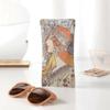 Mucha Painting Eyewear Storage Bag Automatic Closing Sunglasses Protective Cover  Universal