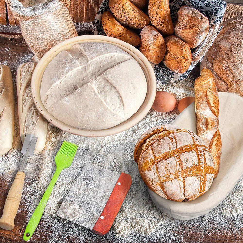Rattan Wicker Fermentation Dougn Rattan Round Dough Banneton Brotform Bread Proofing Baskets