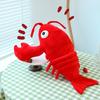 New simulation crayfish doll plush toy cute prawn doll girl throw pillow children's rag doll