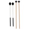 Marimba Mallet Set 1 Pair Medium Hard Yarn Head 1 Pair Rubber Mallets for Percussion Bell