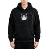 Unisex Hooded Sweatshirt With Pet Pocket Design Casual Winter Top Adults Loose Fit