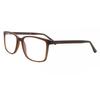 Full Rim RecTangle FrosTed Brown SmarTbuy CollecTion Derick Blue LighT Block T 004bl 07m Fashion Unisex Eyeglasses