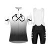 Kids Cycling Set Short Sleeve Gradient Color Quick Dry Breathable Sport Outfit Biking Roller Skating