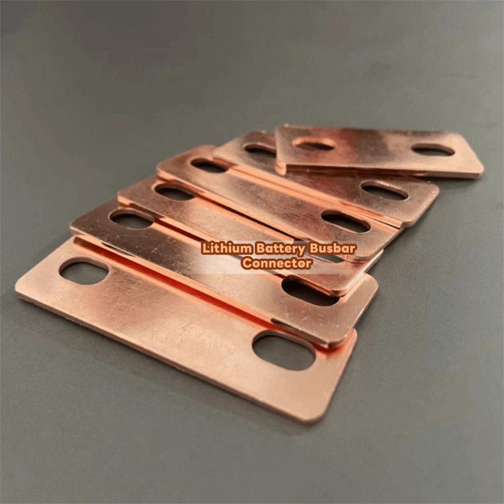 Резьбовые отверстия M6 Медные шины Соединитель Красная медь Красная медь Травленая шина Ячейка LiFePO4