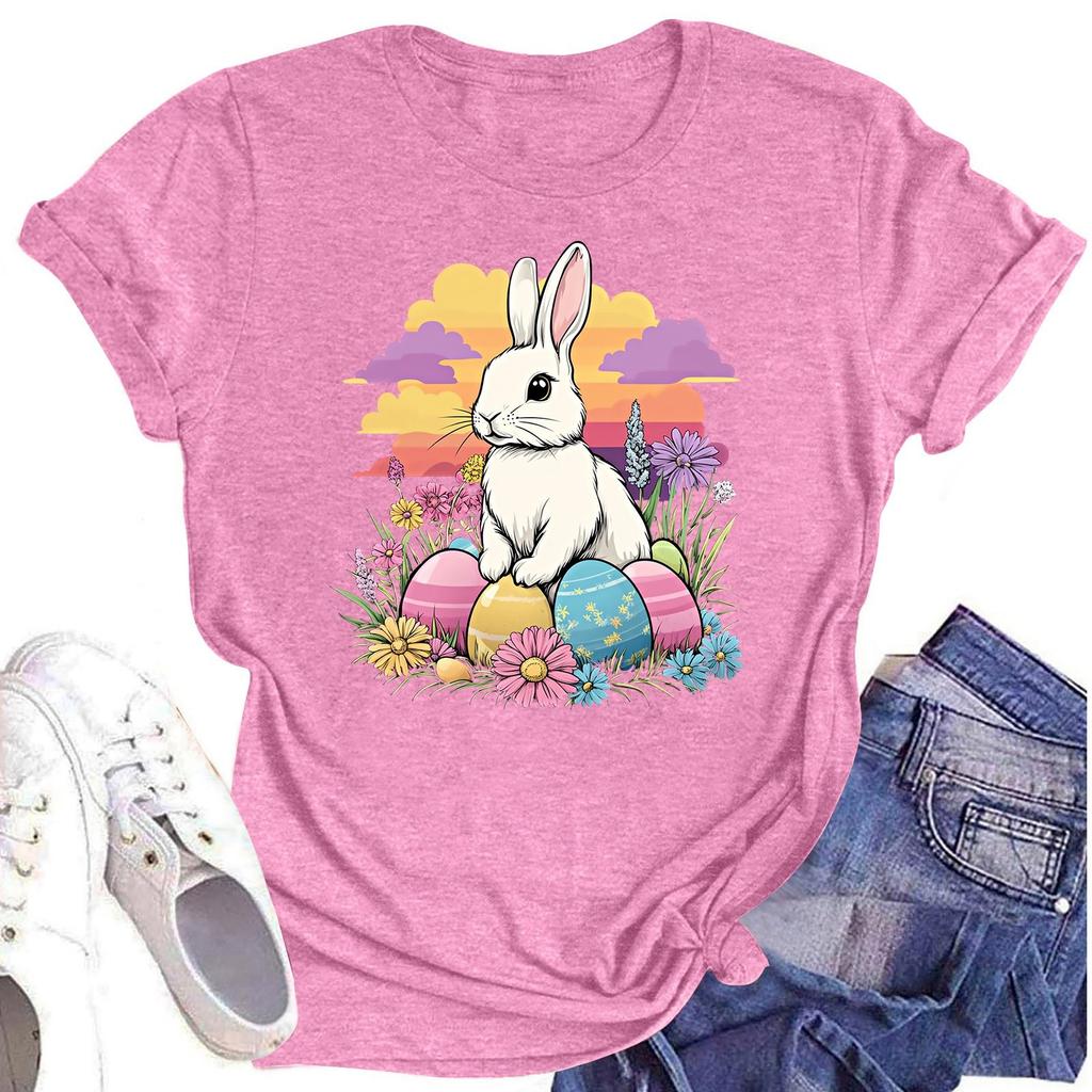 Женская повседневная футболка с короткими рукавами и круглым вырезом с принтом и буквенным топом